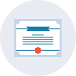 graphic of a certification